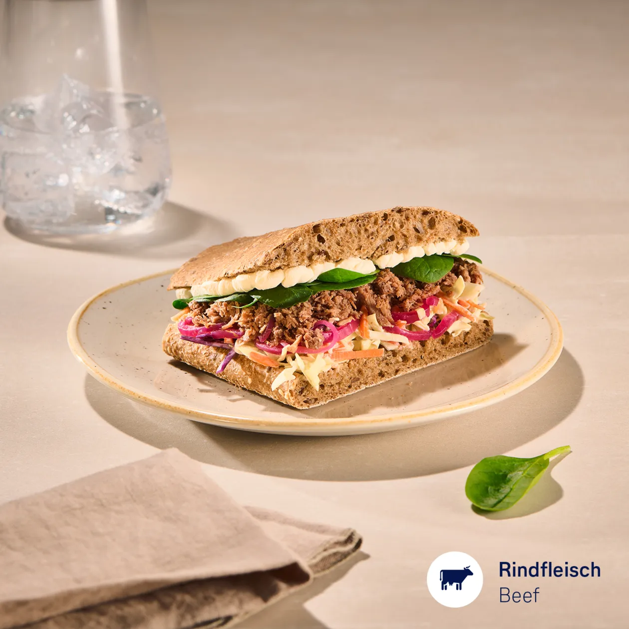 dean&david Pulled Beef Coleslaw Sandwich