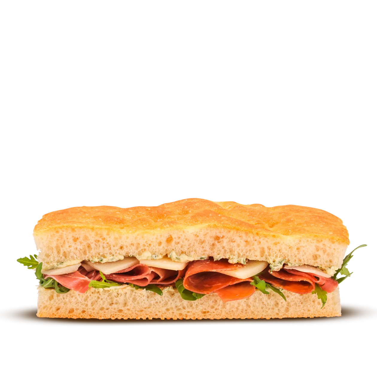 Focaccia au jambon de Parme