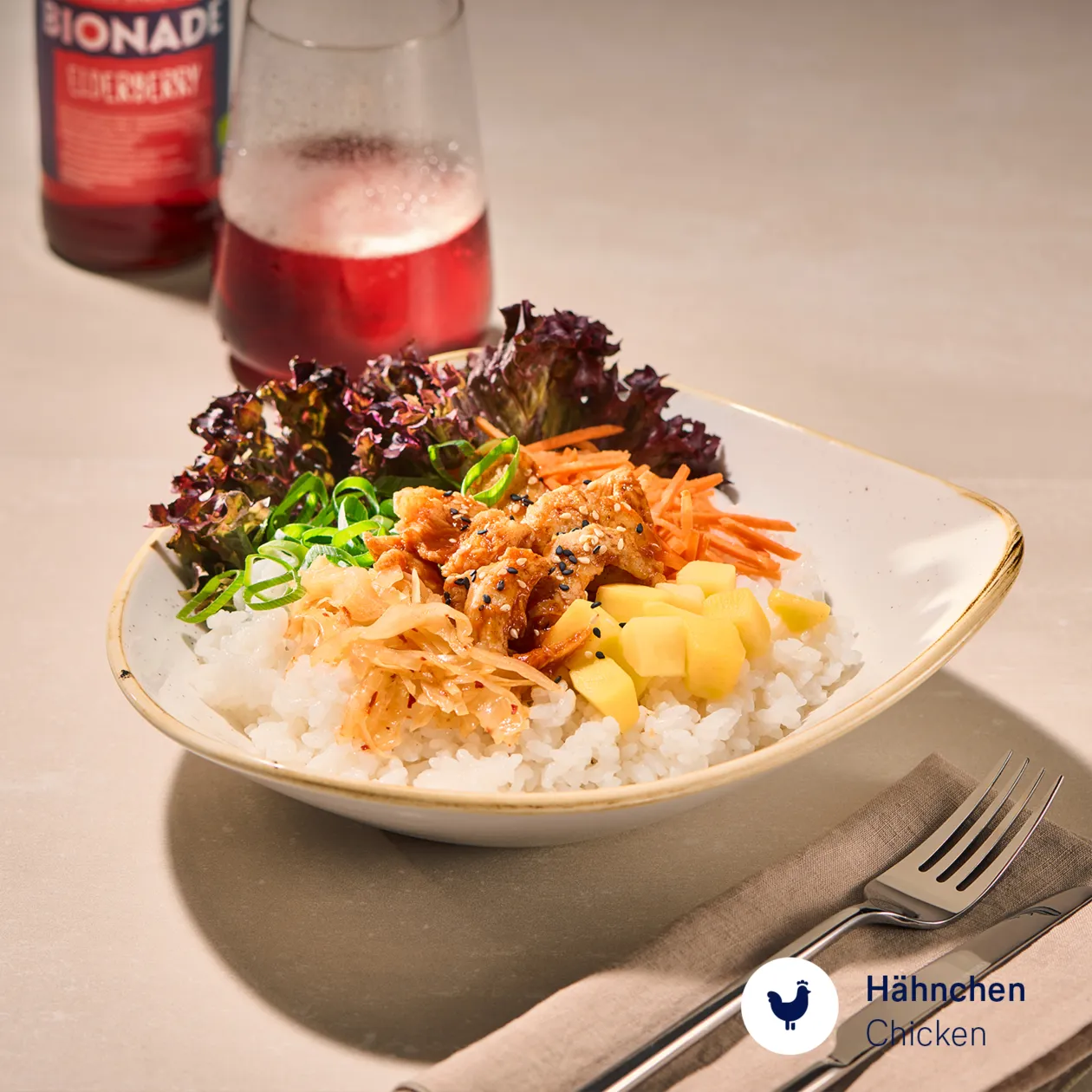 dean&david Korean BBQ Chicken Bowl