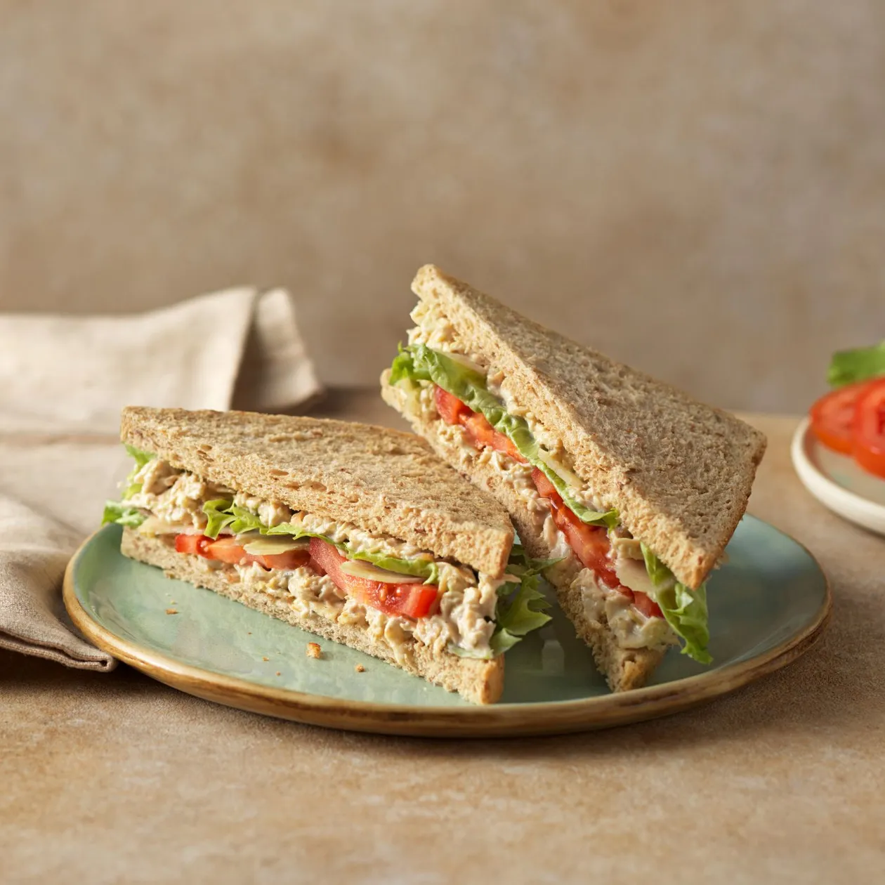 Hühner Caesar Sandwich