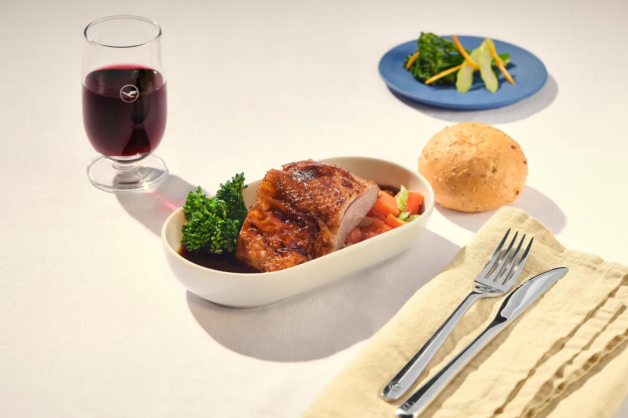 Ente in Orangensauce | Wilder Brokkoli | Süßkartoffelgemüse