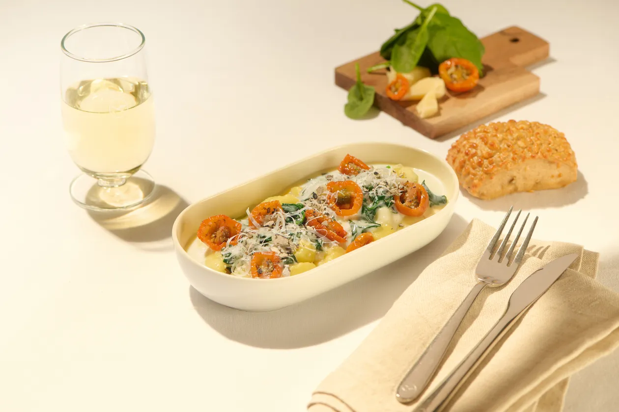 Potato Gnocchi in Truffle Sauce